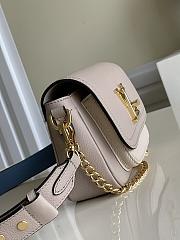 Louis Vuitton Lockme Tender Leather Beige M58555 Size 19x13x8cm - 4