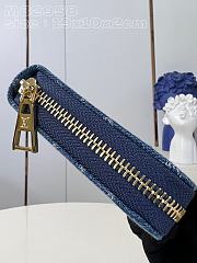 Colestore Louis Vuitton Zippy Wallet Monogram Denim M82958 19x10x2cm - 4