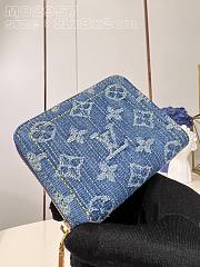 	 Colestore Louis Vuitton Zippy Wallet Monogram Denim M82957 11x8x2cm - 4