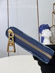 	 Colestore Louis Vuitton Zippy Wallet Monogram Denim M82957 11x8x2cm - 3