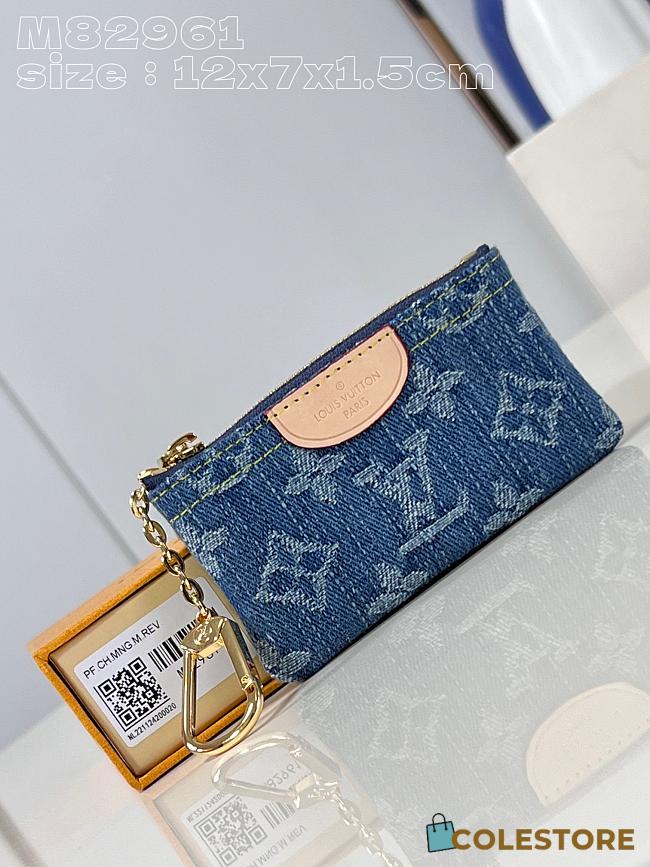 Colestore Louis Vuitton Key Pouch M82961 Size 12x7x1.5cm - 1