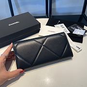 Colestore Chanel Wallet Lambskin Black Gold Hardware Size 19.5*12.5cm - 4