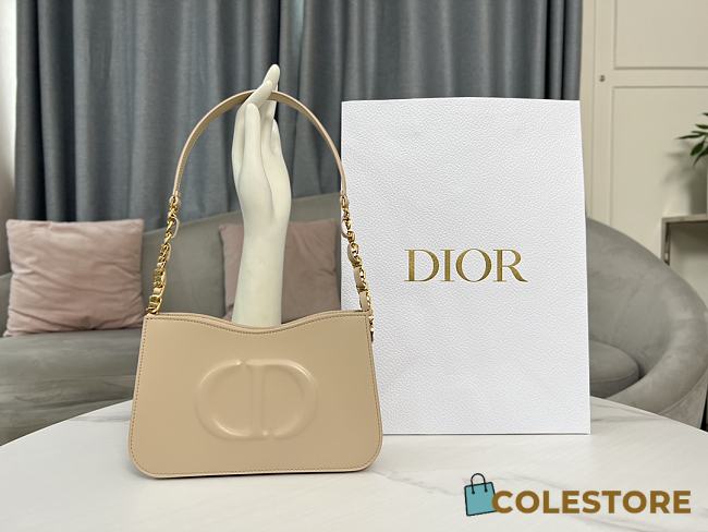 	 Colestore Dior CD Signature Hobo Mini Beige Bag 23.5 x 14.5 x 6 - 1