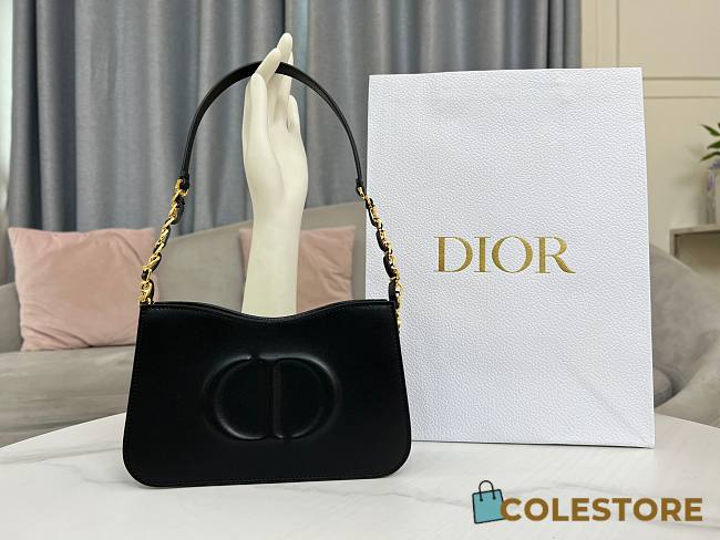 	 Colestore Dior CD Signature Hobo Mini Black Bag 23.5 x 14.5 x 6 - 1
