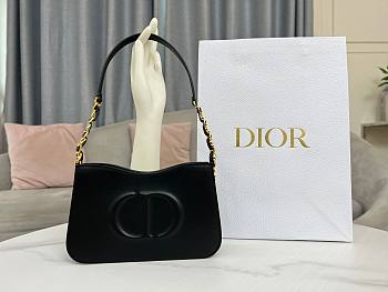 	 Colestore Dior CD Signature Hobo Mini Black Bag 23.5 x 14.5 x 6