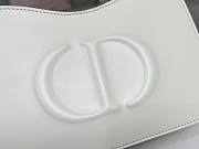 	 Colestore Dior CD Signature Hobo Mini White Bag 23.5 x 14.5 x 6 - 6