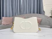 	 Colestore Dior CD Signature Hobo Mini White Bag 23.5 x 14.5 x 6 - 4