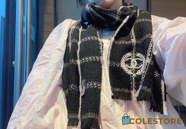 Colestore Chanel Scarf Black - 1