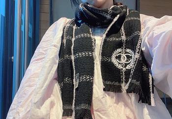 Colestore Chanel Scarf Black