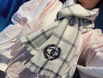 	 Colestore Chanel Scarf White