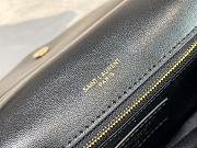 	 Colestore YSL Calypso In Plunged Lambskin Black 26×14×7cm - 4