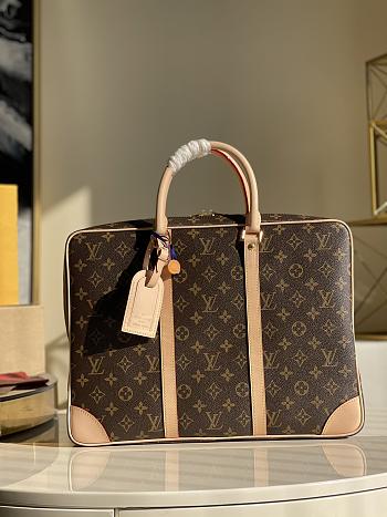 	 Colestore LOUIS VUITTON Porte-Documents Voyage Business Bag Brown N41125