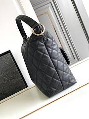 Colestore Maxi Size Hobo Bag Calfskin and Gold-Tone Metal Black - 2