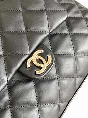 Colestore Maxi Size Hobo Bag Calfskin and Gold-Tone Metal Black - 4
