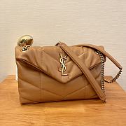 	 Colestore YSL Lou Lou Puffer Brown Size 29-17-11cm - 1