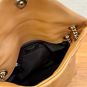 	 Colestore YSL Lou Lou Puffer Brown Size 29-17-11cm - 4