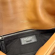 	 Colestore YSL Lou Lou Puffer Brown Size 29-17-11cm - 3