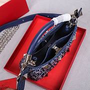 Colestore Valentino Garavani Romanstud Bling Bling Blue 20x15x9cm - 2