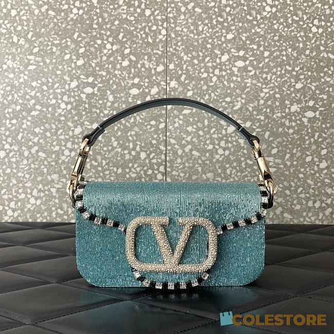 	 Colestore Valentino VLogo Signature Blue Size 19x10.5x5cm - 1
