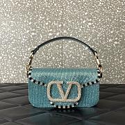 	 Colestore Valentino VLogo Signature Blue Size 19x10.5x5cm - 1