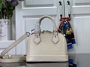	 Colestore Louis Vuitton Nano Alma M82411 White Size 18x12x8 - 1