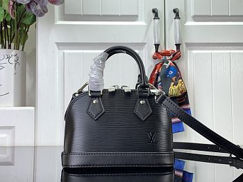 	 Colestore Louis Vuitton Nano Alma M81945 Black Size 18x12x8