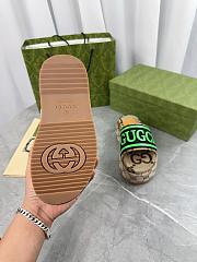 Colestore Gucci Women's Platform Slide Sandal Green - 3