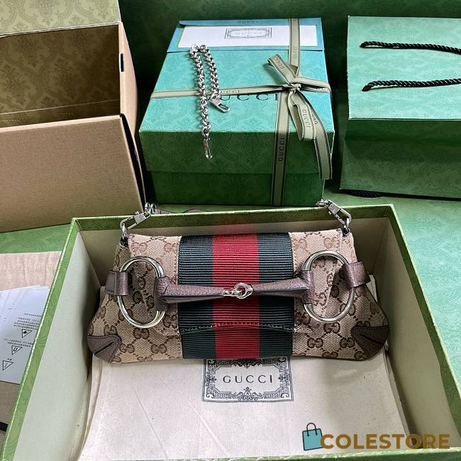 	 Colestore Gucci Horsebit Chain Small Size 27x11.5x5cm - 1