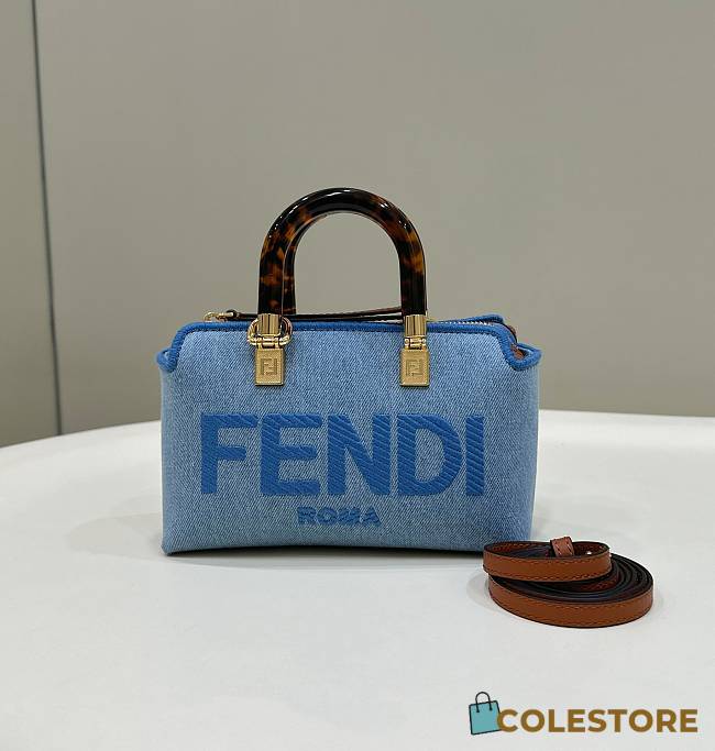 Colestore Fendi By The Way Boston Blue Size 17x8x12cm - 1