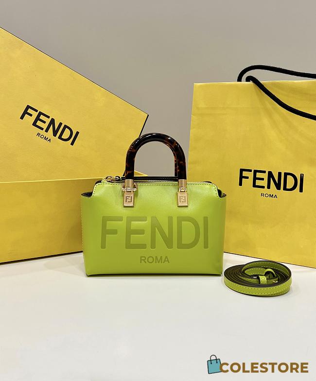 Colestore Fendi By The Way Boston Green Size 17x8x12cm - 1
