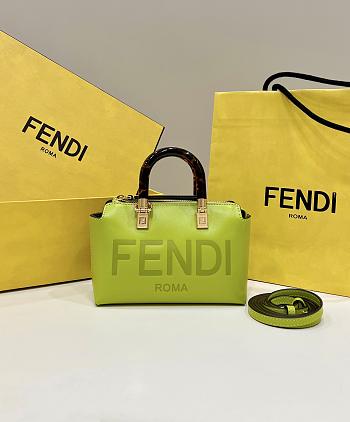 Colestore Fendi By The Way Boston Green Size 17x8x12cm