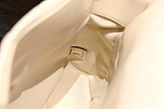 Colestore Chanel 19 Flap Bag In White Gold Hardware size 26x17x8cm - 3