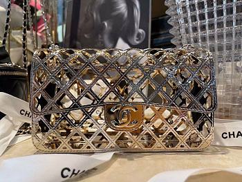 Colestore Chanel Mini Gold Cage Bag 