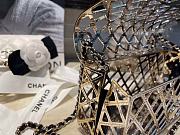 Colestore Chanel Mini Gold Cage Bag  - 2