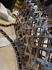 Colestore Chanel Mini Gold Cage Bag  - 5