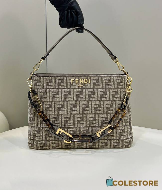 	 Colestore Fendi O Lock Beige Size 35/14/23 - 1
