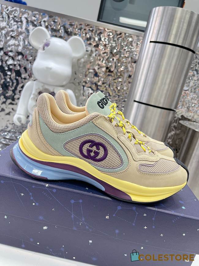 	 Colestore Gucci Run Sneaker Yellow Men/ Women - 1