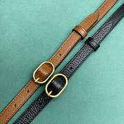 Colestore GG Diana Small Brown Leather Shoulder Bag 30×8.5×26 - 3