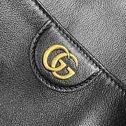 	 Colestore GG Diana Small Black Leather Shoulder Bag 30×8.5×26 - 3