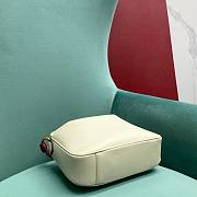 	 Colestore GG Diana Small White Leather Shoulder Bag 30×8.5×26 - 6