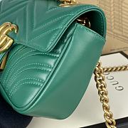 Colestore Gucci GG Marmont Green 22*13*6cm - 5