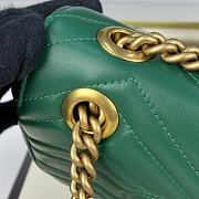 Colestore Gucci GG Marmont Green 22*13*6cm - 4