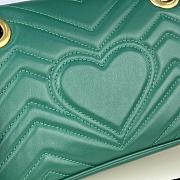 Colestore Gucci GG Marmont Green 22*13*6cm - 3