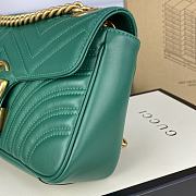 	 Colestore Gucci GG Marmont Green 26*15*7cm - 5