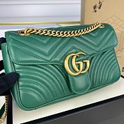 	 Colestore Gucci GG Marmont Green 26*15*7cm - 3