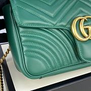 	 Colestore Gucci GG Marmont Green 26*15*7cm - 2