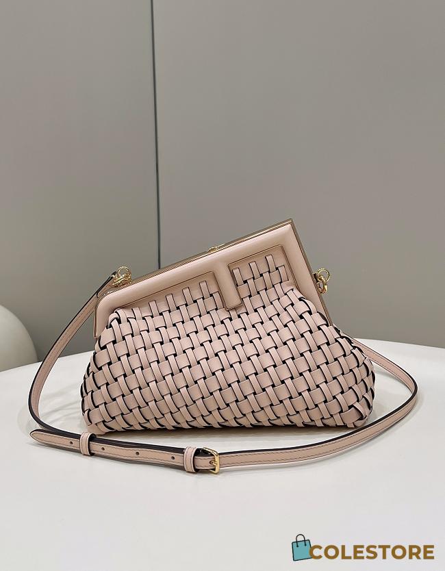 	 Colestore Fendi First Small Pink Bag 24x9x18cm - 1