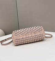 	 Colestore Fendi First Small Pink Bag 24x9x18cm - 4