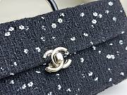 Colestore Chanel Box bag, Tweed, sequins & gold-tone metal, black & white - 3