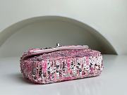 Colestore Chanel Flapbag Sequin Pink Size 20cm - 2